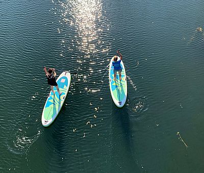 stand up paddle in Osnabrück met de Stadtpaddler