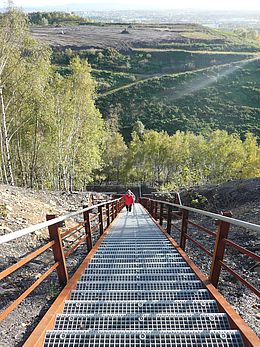 [Translate to Niederländisch:] Treppe am Piesberg